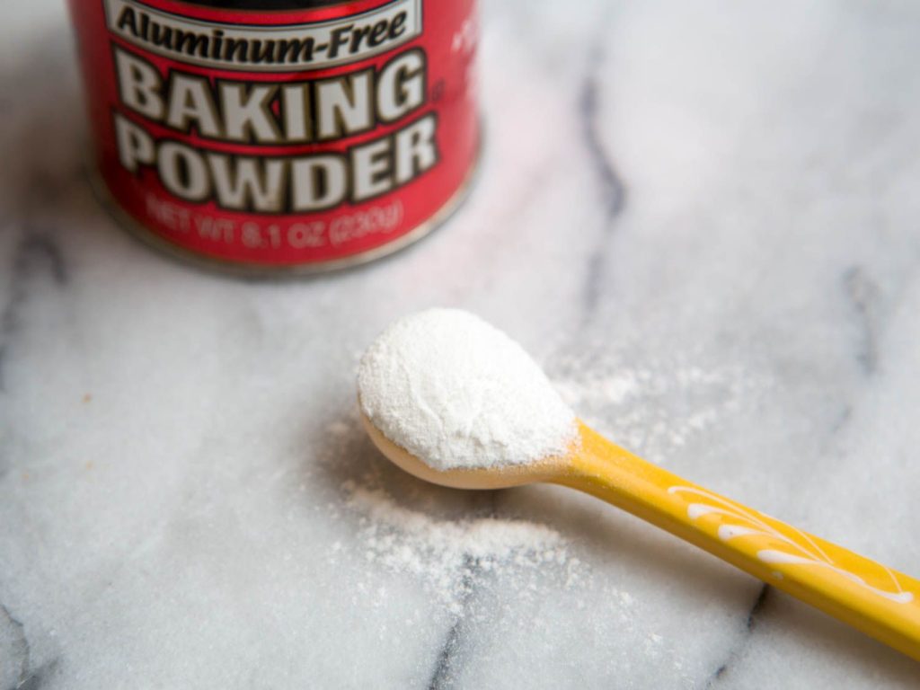 What is the purpose of baking powder in cookies?