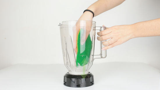 What's the best way to clean a blender's bottom?