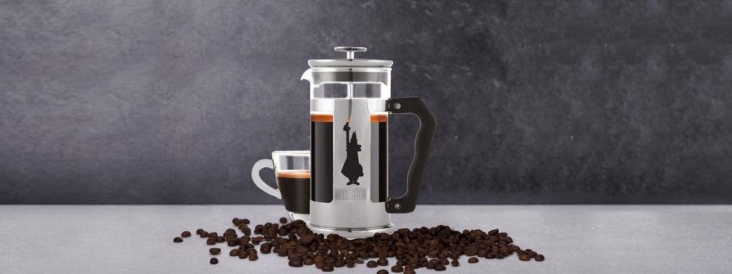 How long should coffee be left in a French press?