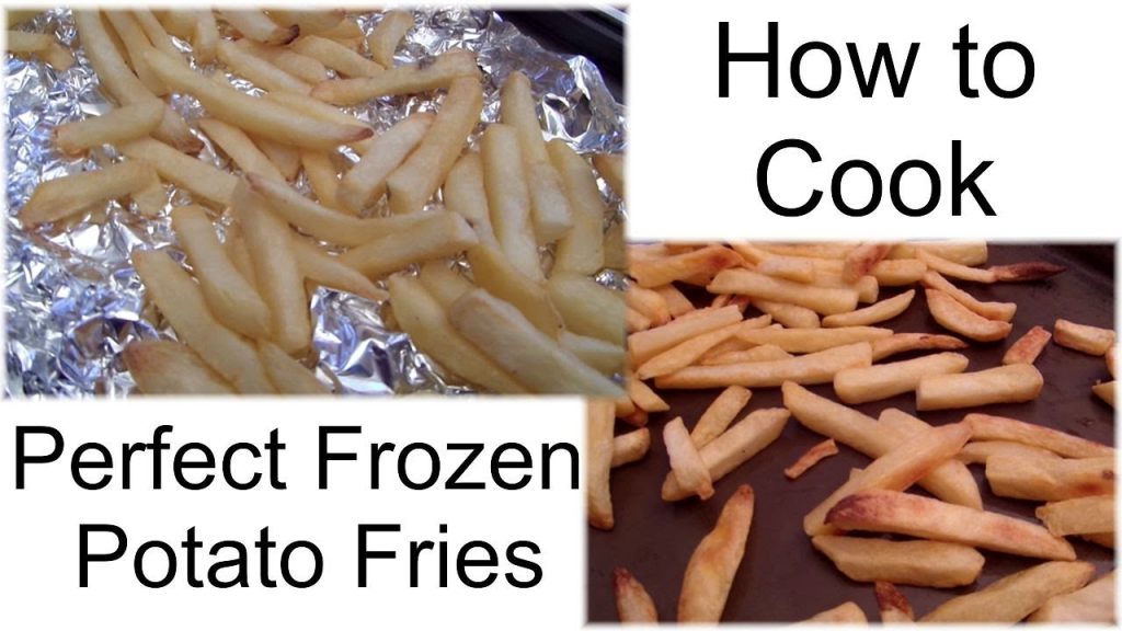 What is the process for making frozen French fries?