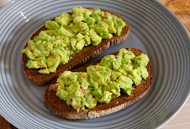 Is it the same thing to put guacamole on bread as it is to put avocado on toast?