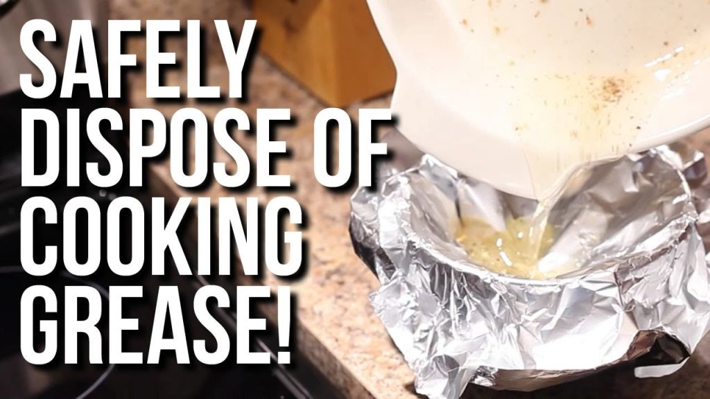 How to dispose of deep fryer oil safely and properly