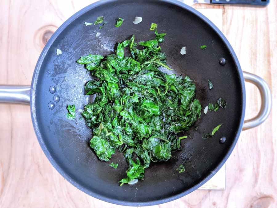 Cook spinach