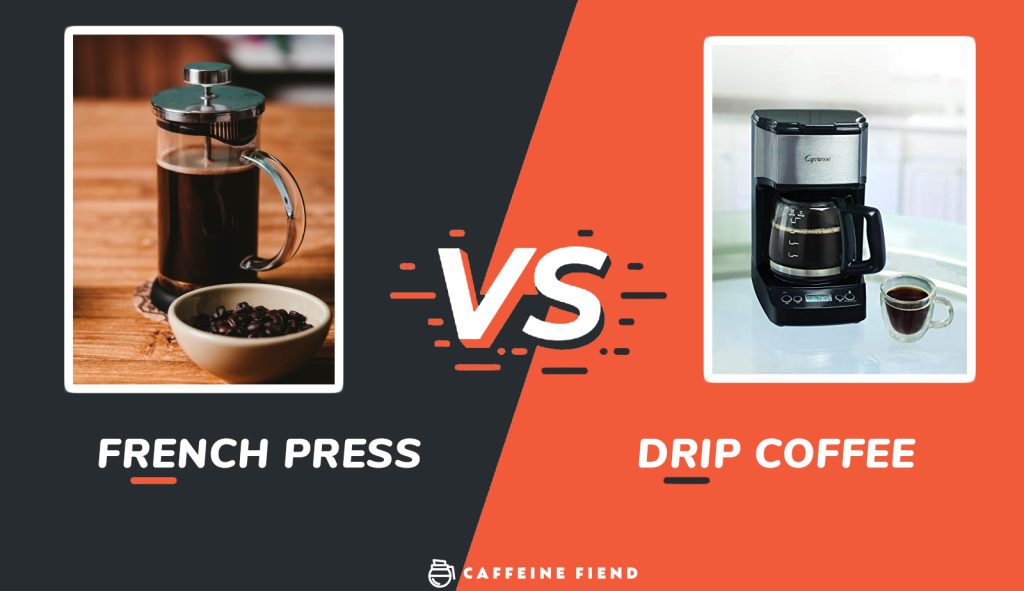 Is there a difference between a French press and a drip coffee maker?