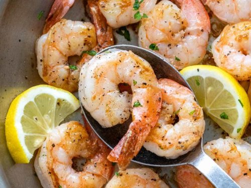 Have you checked to see if your shrimp is fully cooked?