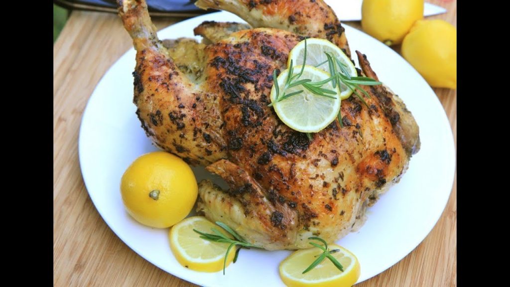 "Lemon-Rosemary Chicken Roasted in the Oven"