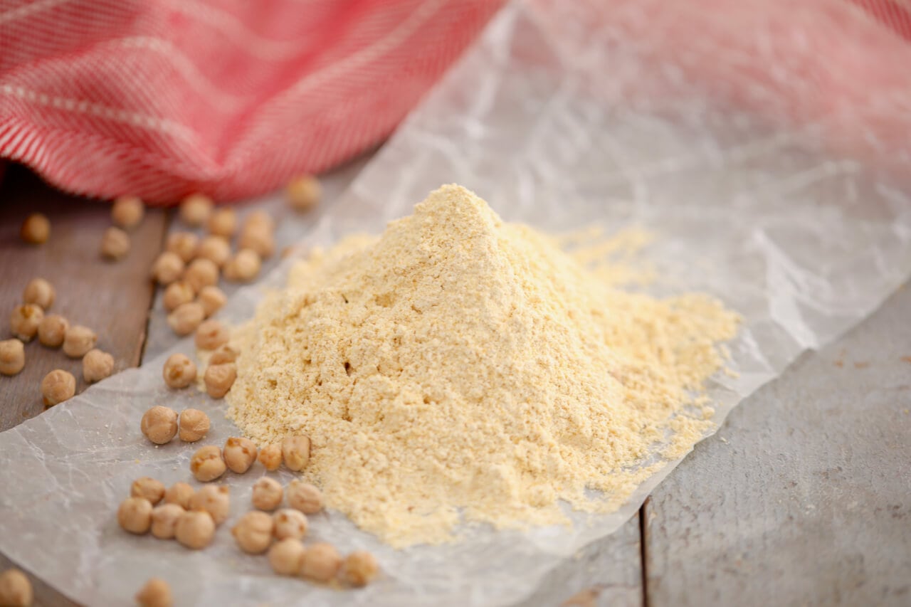 Chickpea flour is a type of flour made from chickpea.