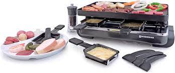 In every detail, the Swissmar Classic 8 Person Anthracite Raclette Grill.