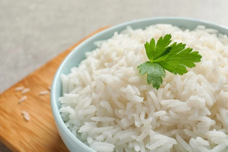 Basmati rice is served with almost all Indian dishes, whereas Jasmine rice is served with almost all Thai dishes