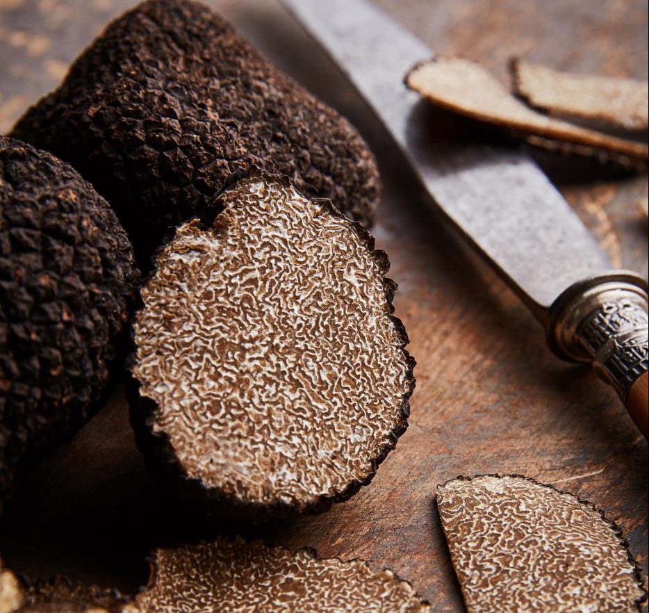 Truffles that have been dried