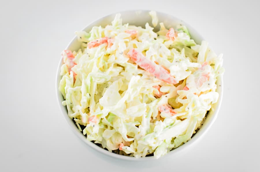 Coleslaw with buttermilk with Cabbage Rolls