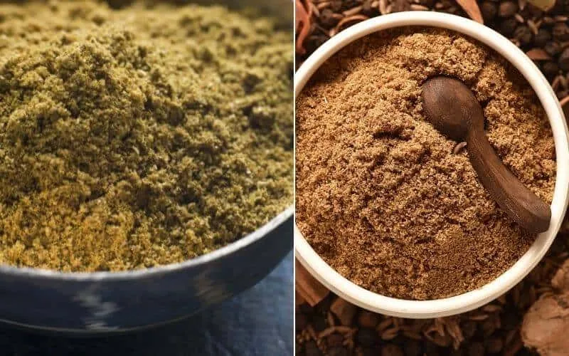 What's the difference between Garam Masala and Madras Curry?