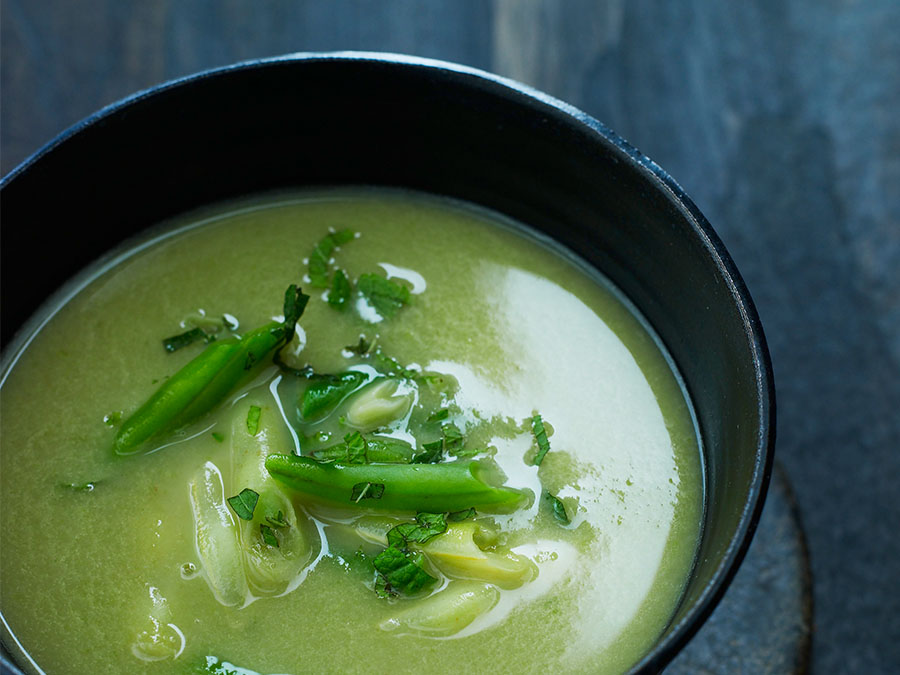 Soup with cabbage as a substitute