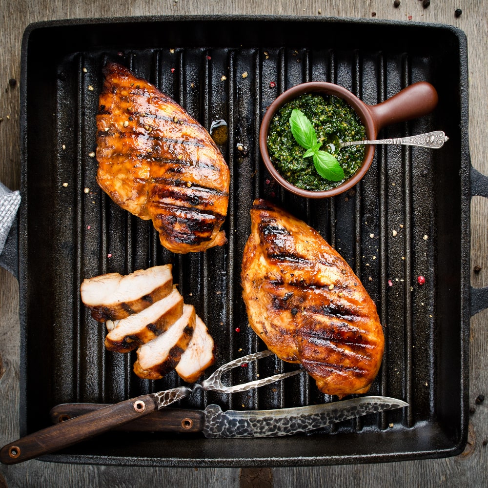 Frozen grilled chicken recipe