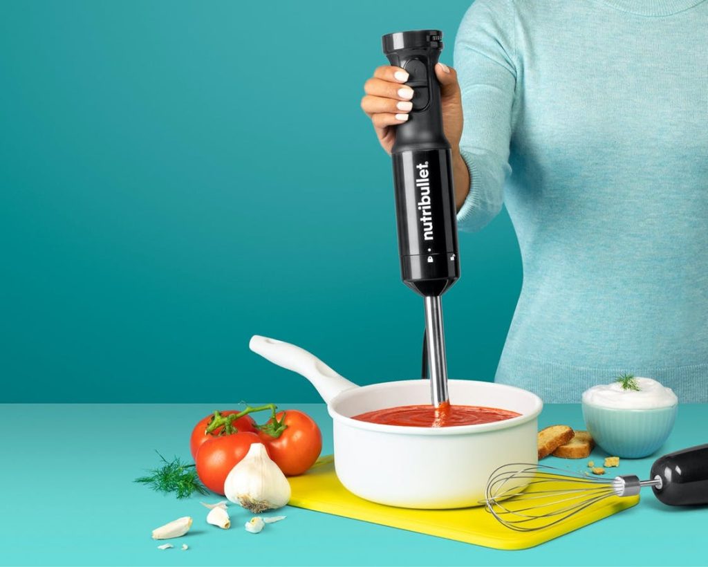 Is it possible to use an immersion blender instead of a regular blender?
