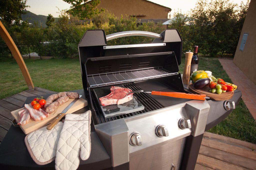Is it safe to utilize a propane barbecue inside