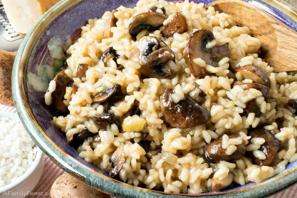 Mushroom risotto