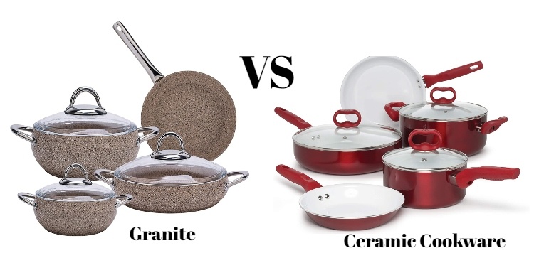 The distinction among Granite and Ceramic cookware