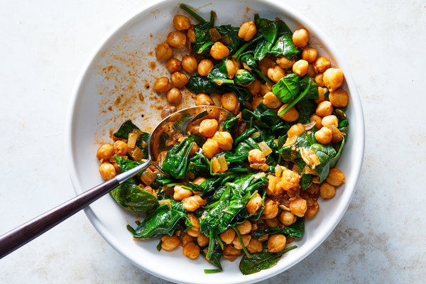 Chickpea and Spinach Stew