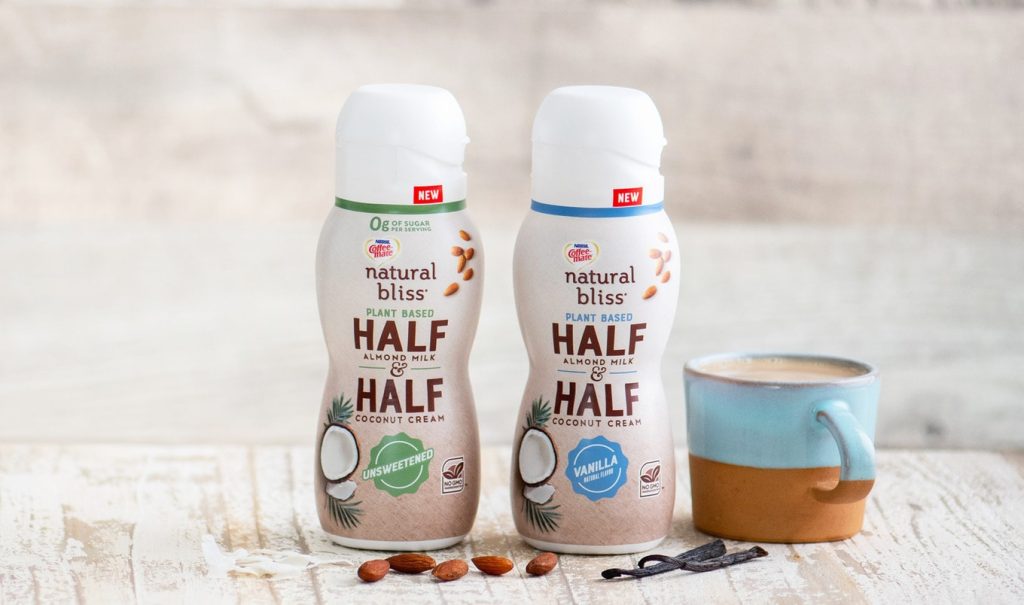 Vegan half and half milk