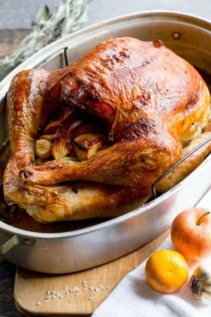 When brining a turkey, what are the benefits?