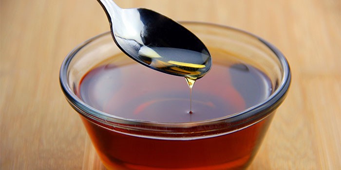 Homemade maple syrup sugar