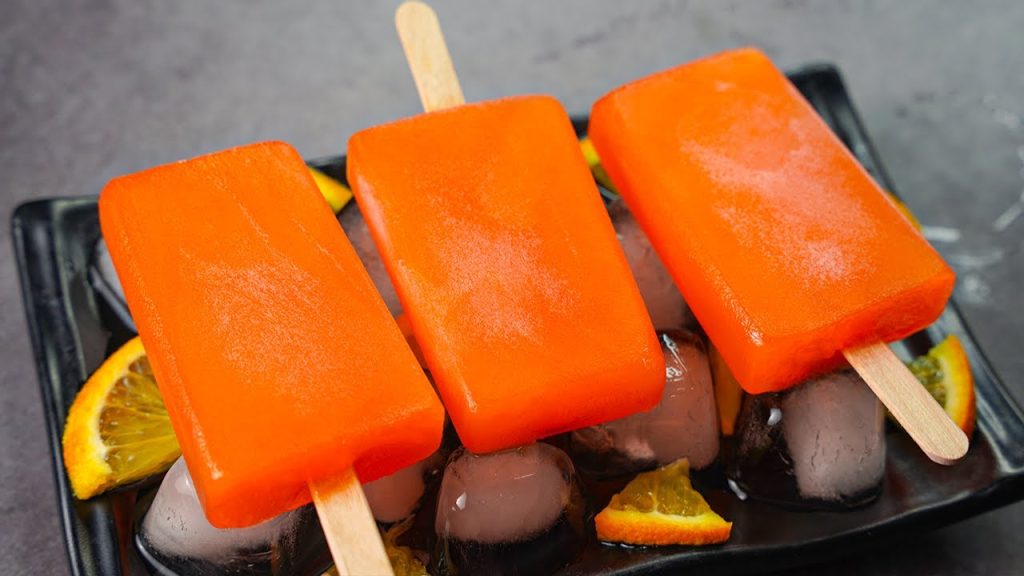 Is it possible to make lollies out of orange juice that has been frozen?