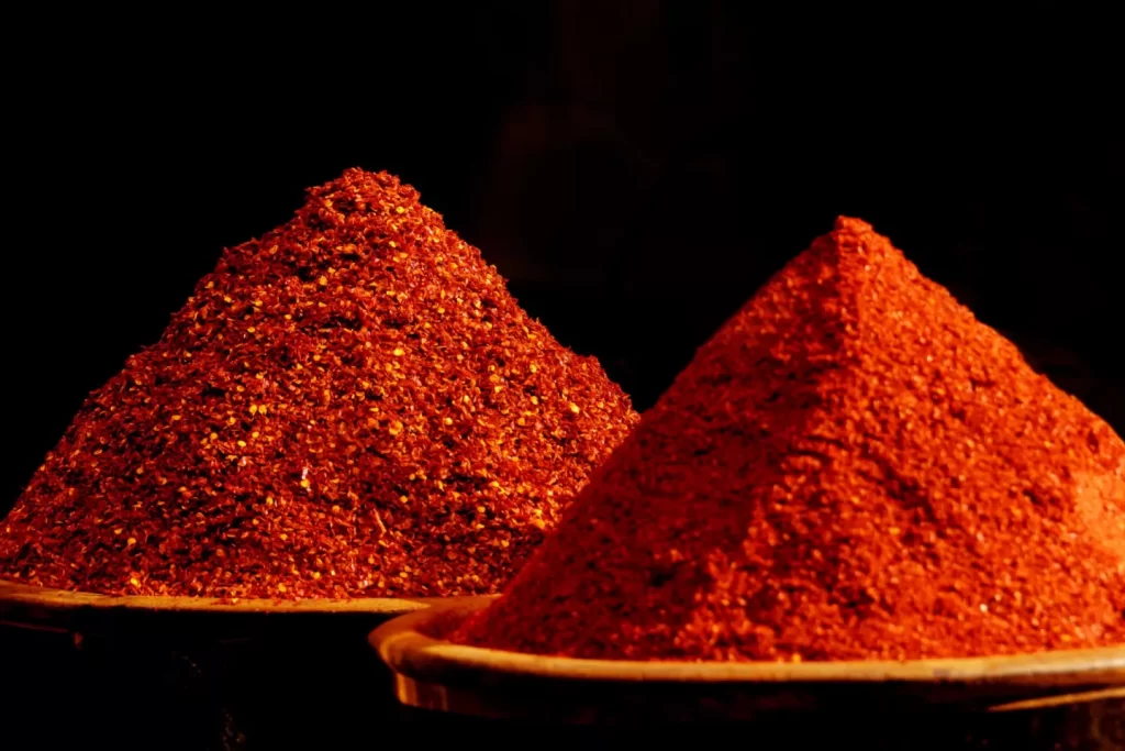 Paprika or medium chili powder