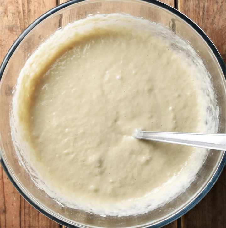 Pancake batter made with yeast