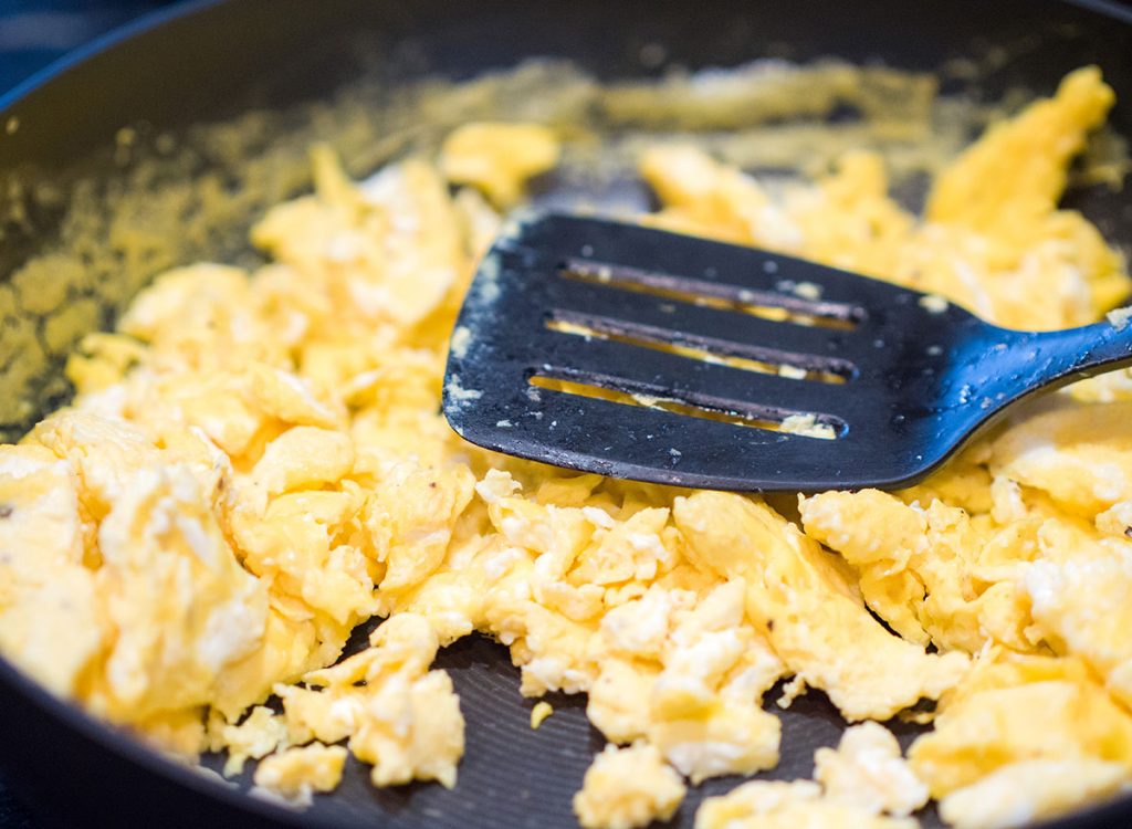 Your guide to reheating scrambled eggs on stove is as follows: