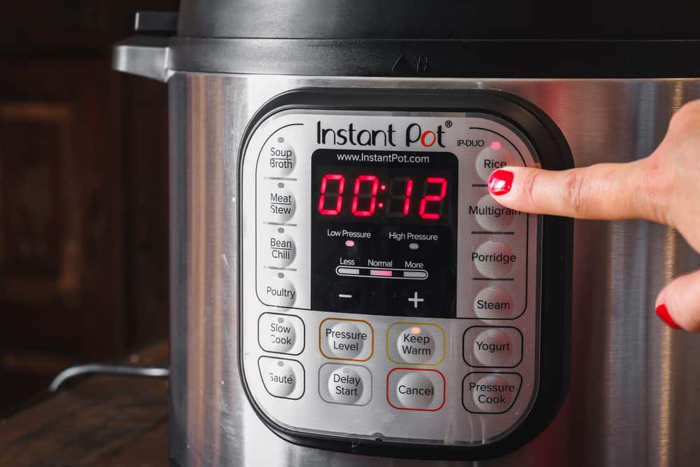 How to set an instant pot's timer?