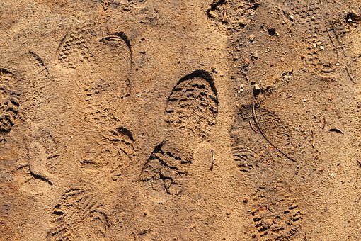 Outdoors, Tracking Footprints