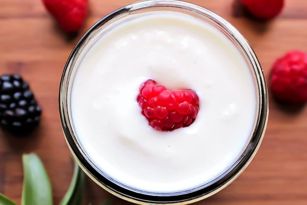 Yogurt made from soy