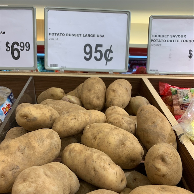 russet potatoes as an Alternatives to mushrooms
