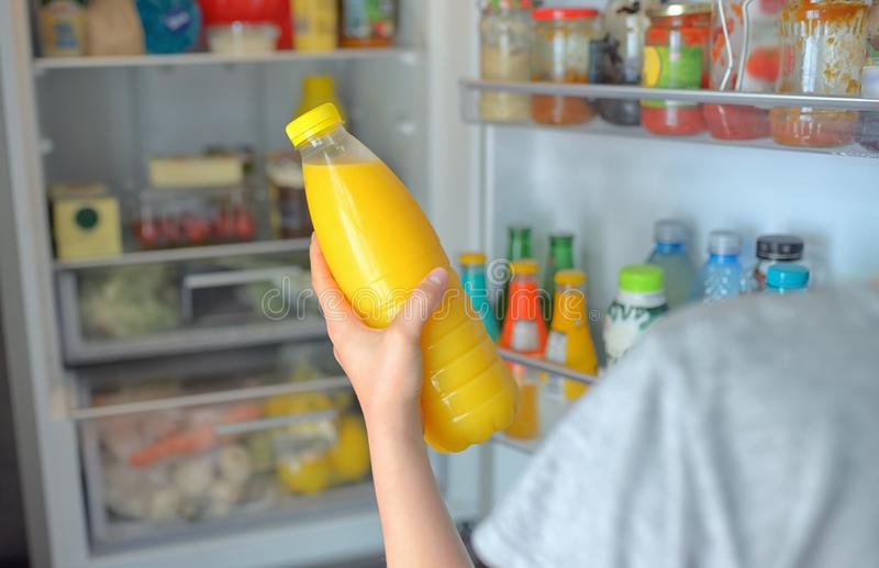 How cold does orange juice get when it's frozen?