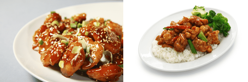 General Tso's Chicken vs. Sesame Chicken