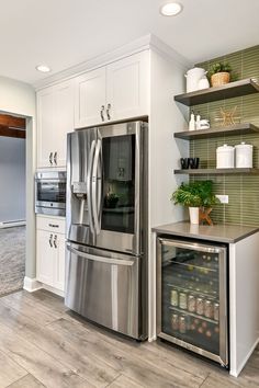 Microwave Placed on Top of Refrigerator