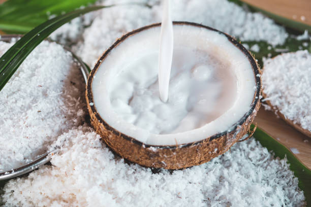 Vitamin D and calcium in coconut milk