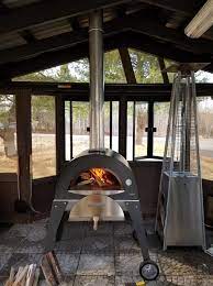 Wood-consuming ovens