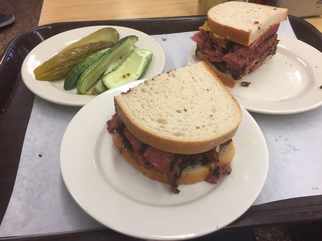 What goes better with a pastrami sandwich?